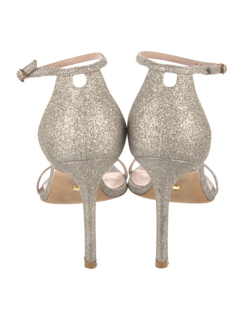 Stuart Weitzman Glitter Glitter Accents Sandals