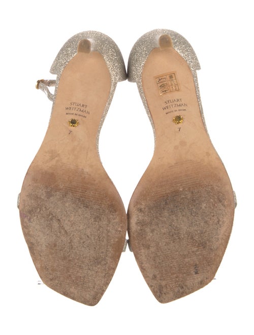 Stuart Weitzman Glitter Glitter Accents Sandals