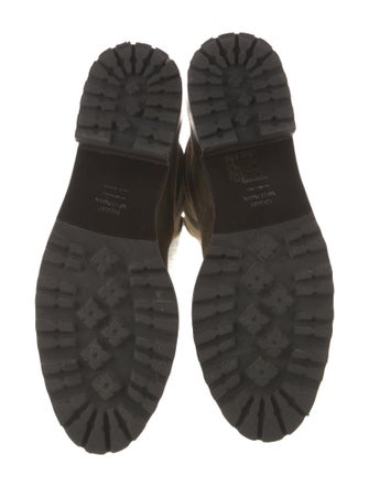 Stuart Weitzman Suede Whipstitch Trim Boots