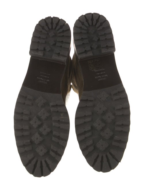 Stuart Weitzman Suede Whipstitch Trim Boots