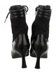 Stuart Weitzman Leather Lace-Up Boots