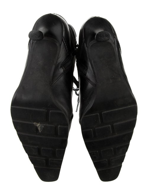 Stuart Weitzman Leather Lace-Up Boots
