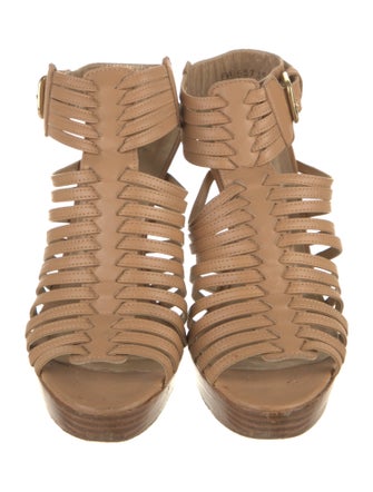 Stuart Weitzman Leather Gladiator Sandals