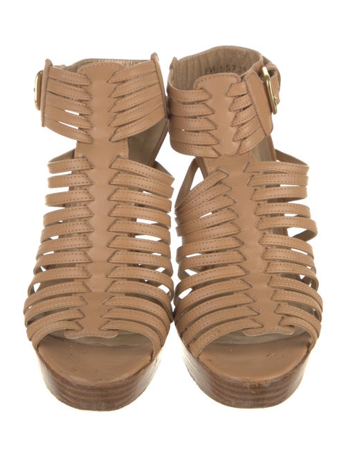 Stuart Weitzman Leather Gladiator Sandals