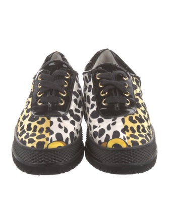 Stuart Weitzman Animal Print Oxfords