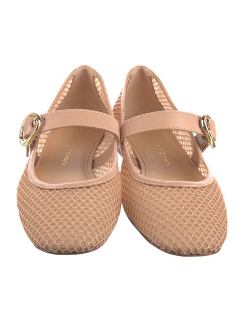 Stuart Weitzman Mesh Mary Jane Flats
