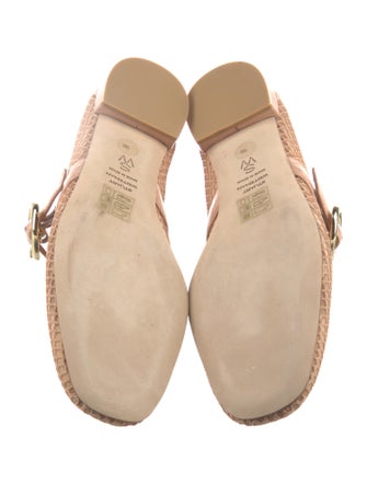 Stuart Weitzman Mesh Mary Jane Flats