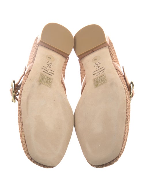 Stuart Weitzman Mesh Mary Jane Flats