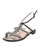 Stuart Weitzman Leather Animal Print Gladiator Sandals
