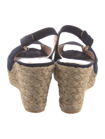 Stuart Weitzman Suede Animal Print Slingback Pumps