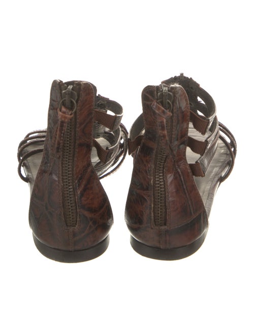 Stuart Weitzman Leather Gladiator Sandals