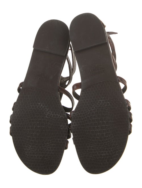 Stuart Weitzman Leather Gladiator Sandals