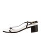 Stuart Weitzman Patent Leather Slingback Sandals