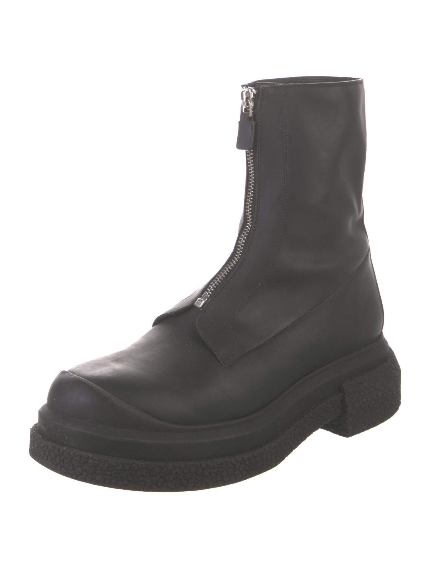 Stuart Weitzman Leather Combat Boots