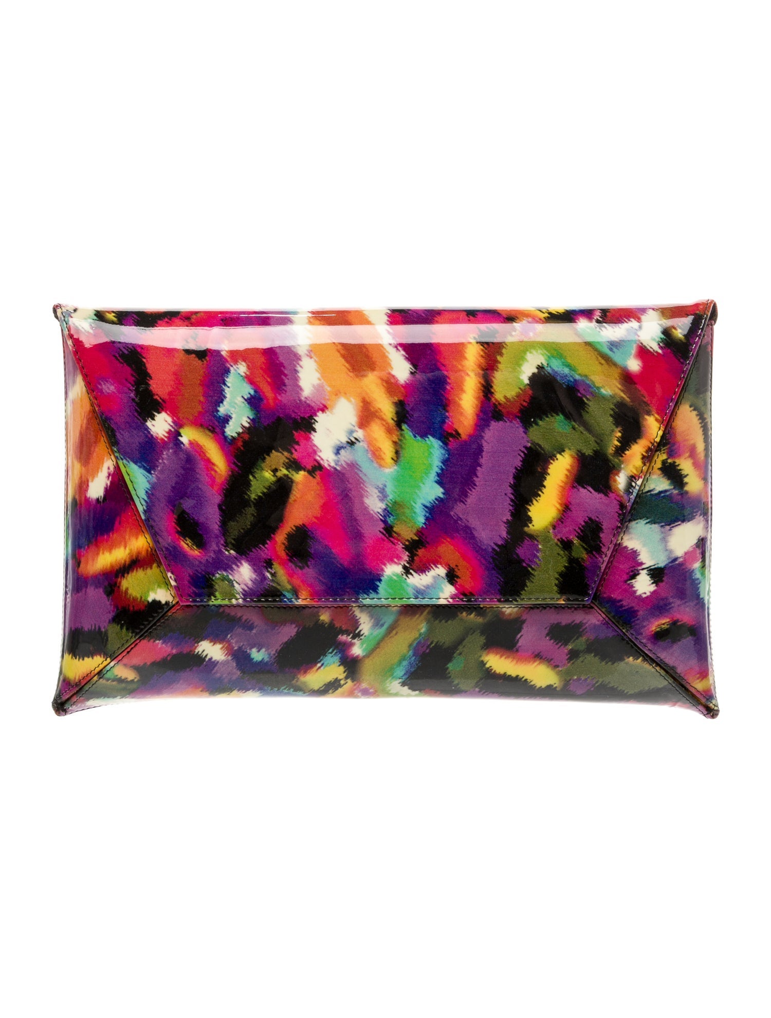 Stuart Weitzman Patent Leather Clutch