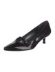 Stuart Weitzman Patent Leather Bow Accents Pumps