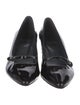 Stuart Weitzman Patent Leather Bow Accents Pumps