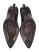 Stuart Weitzman Patent Leather Bow Accents Pumps