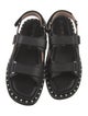 Stuart Weitzman Leather Studded Accents Slingback Sandals