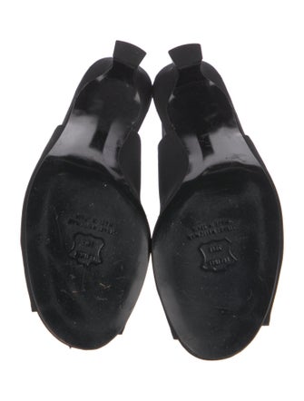 Stuart Weitzman Satin Crystal Embellishments Slingback Pumps