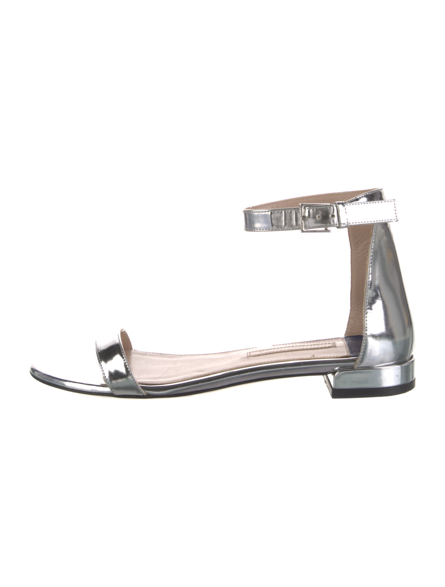 Stuart Weitzman Patent Leather Sandals