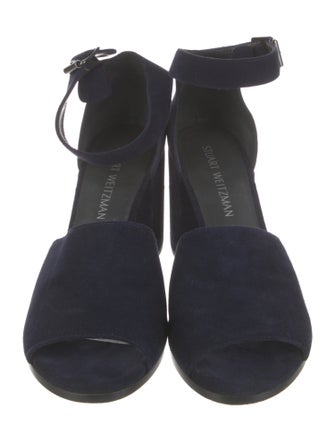 Stuart Weitzman Suede D'Orsay Pumps