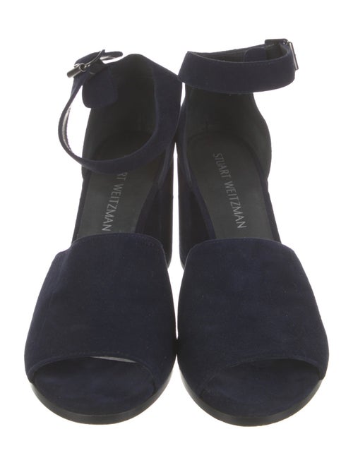 Stuart Weitzman Suede D'Orsay Pumps