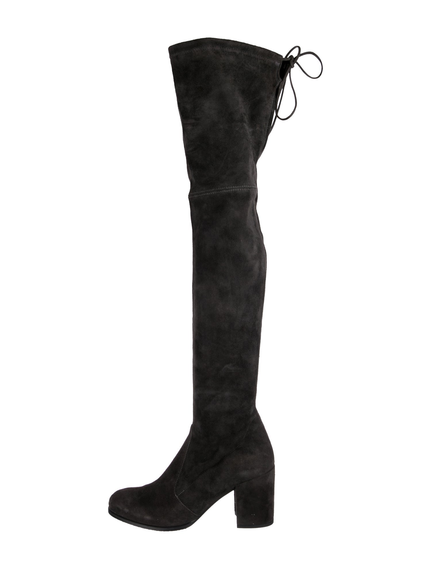 Stuart Weitzman Suede Lace-Up Boots