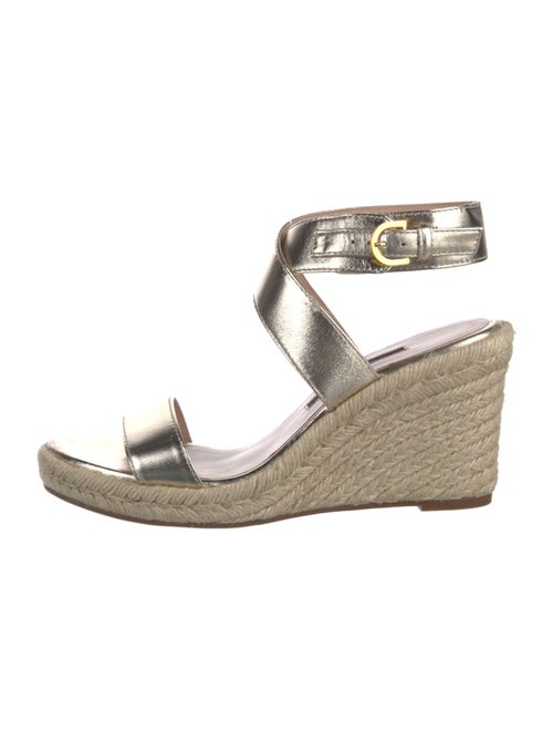 Stuart Weitzman Leather Espadrilles