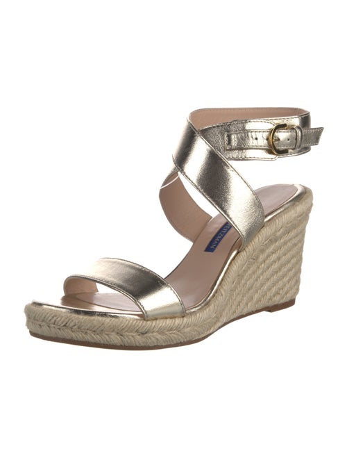 Stuart Weitzman Leather Espadrilles