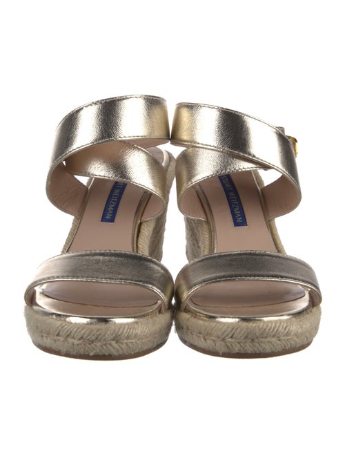Stuart Weitzman Leather Espadrilles