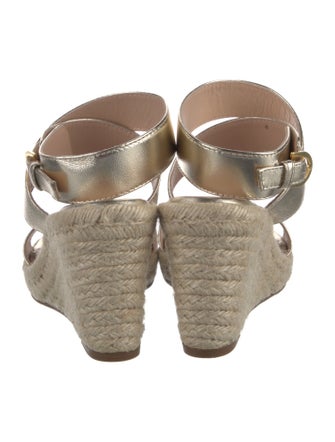 Stuart Weitzman Leather Espadrilles