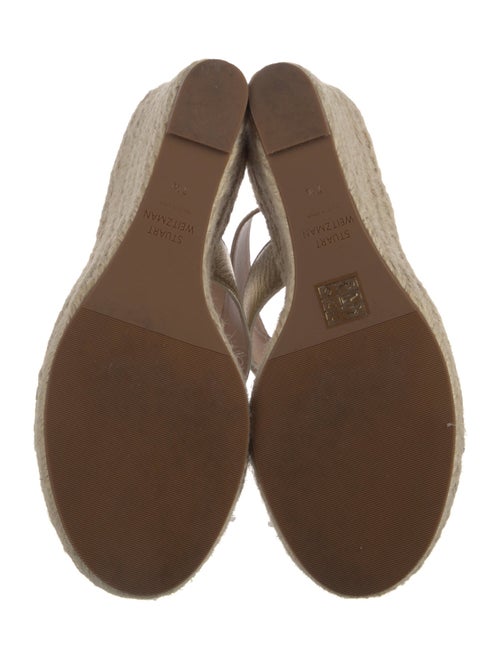 Stuart Weitzman Leather Espadrilles