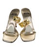 Stuart Weitzman PVC Crystal Embellishments Slides