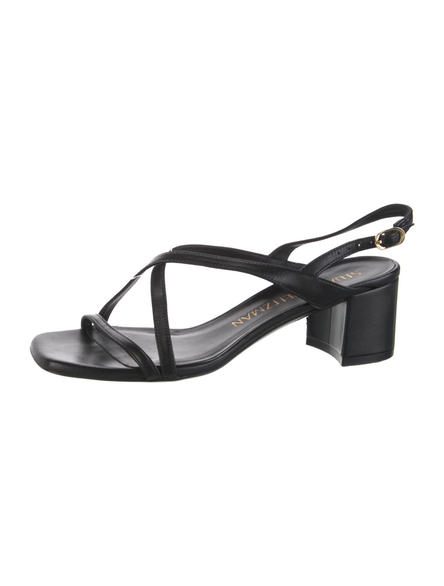 Stuart Weitzman Leather Slingback Sandals