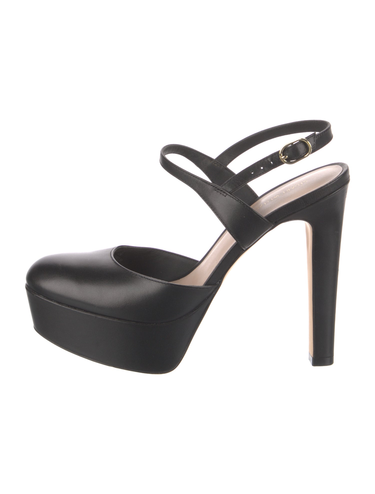 Stuart Weitzman Leather Slingback Pumps