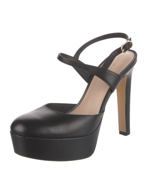 Stuart Weitzman Leather Slingback Pumps