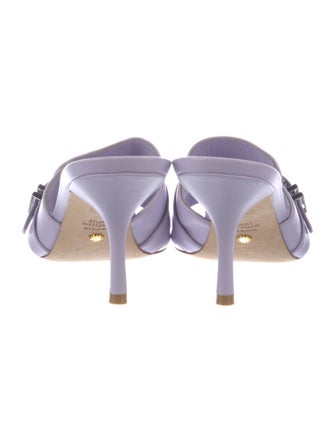 Stuart Weitzman Leather Slides