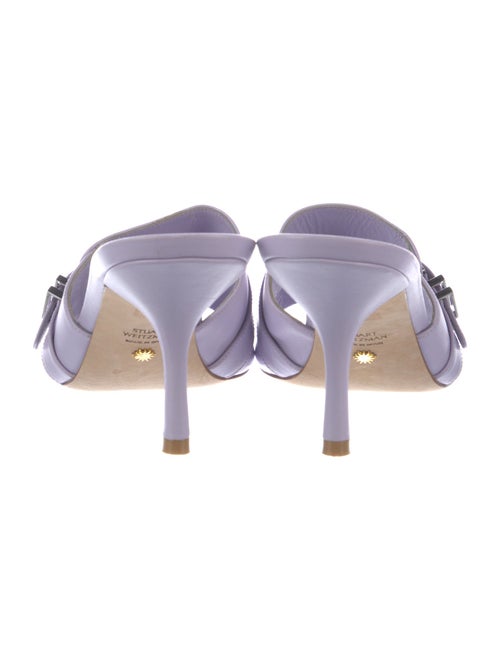Stuart Weitzman Leather Slides
