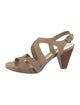 Stuart Weitzman Suede Slingback Sandals