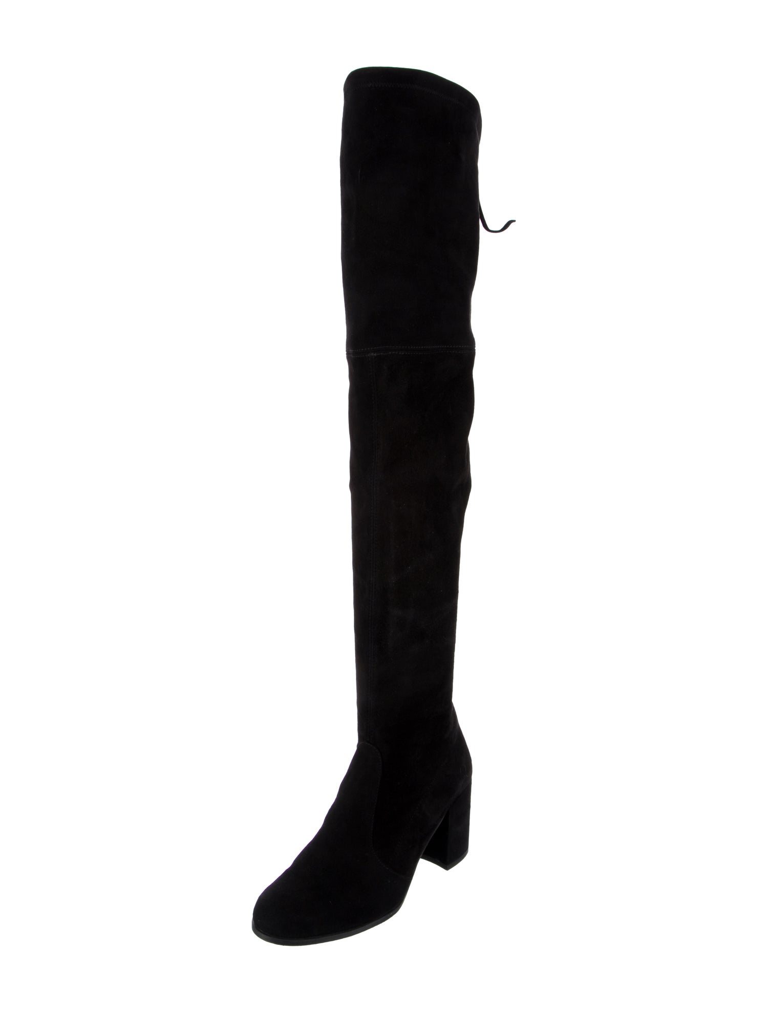 Stuart Weitzman Suede Lace-Up Boots