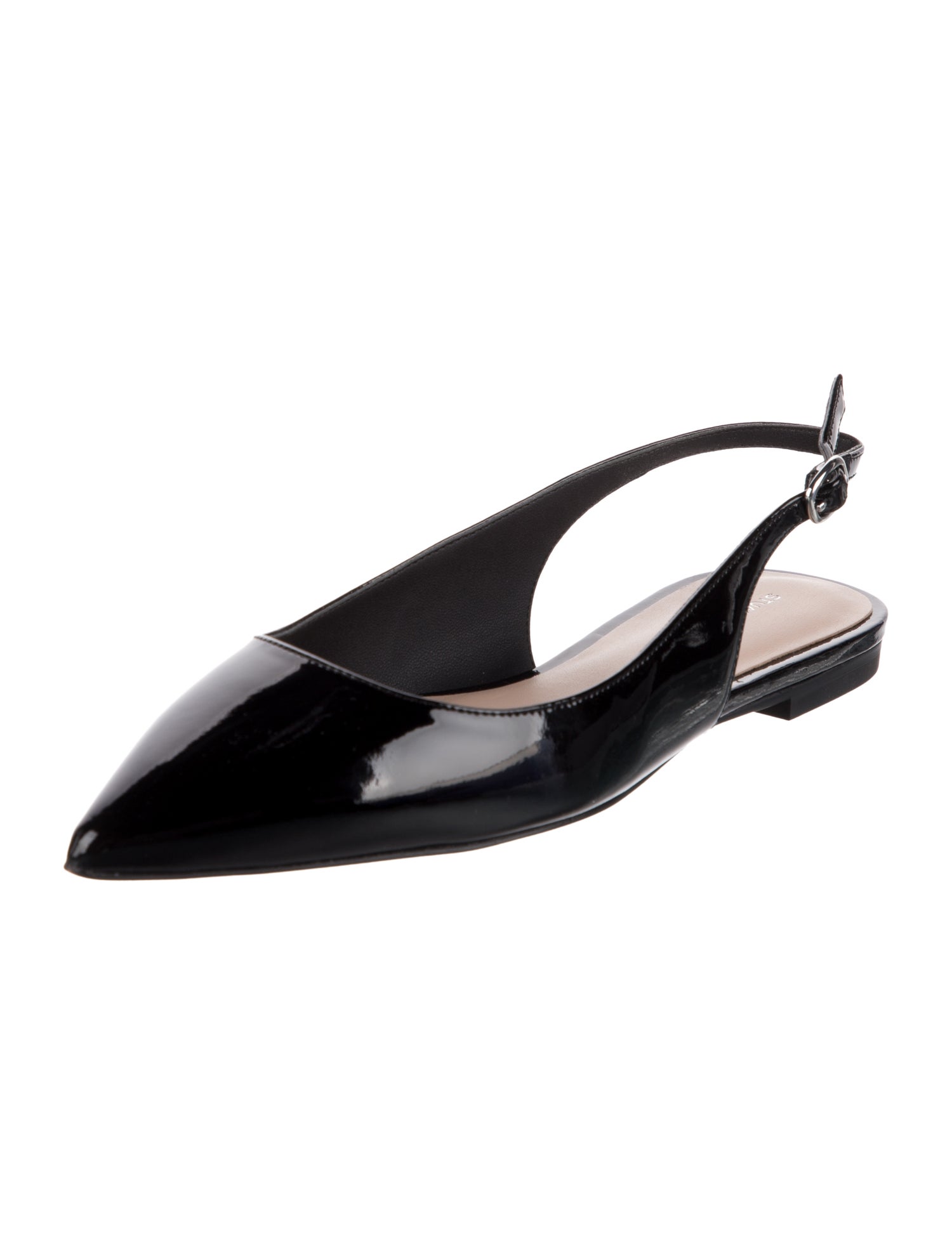 Stuart Weitzman Patent Leather Slingback Flats w/ Tags
