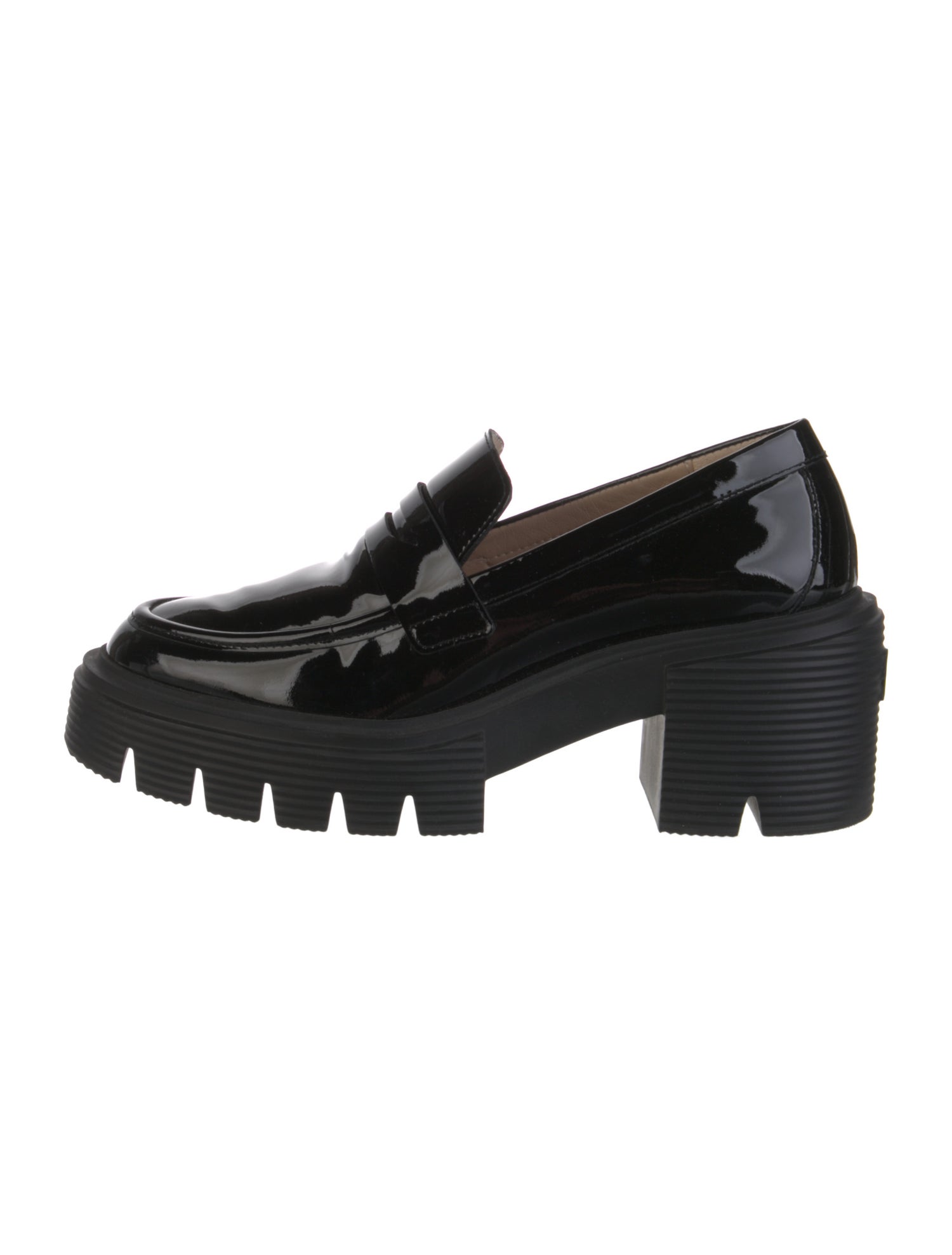 Stuart Weitzman Patent Leather Loafers