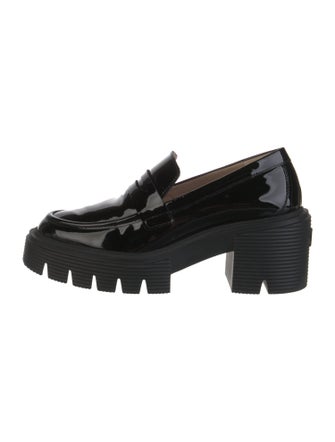 Stuart Weitzman Patent Leather Loafers
