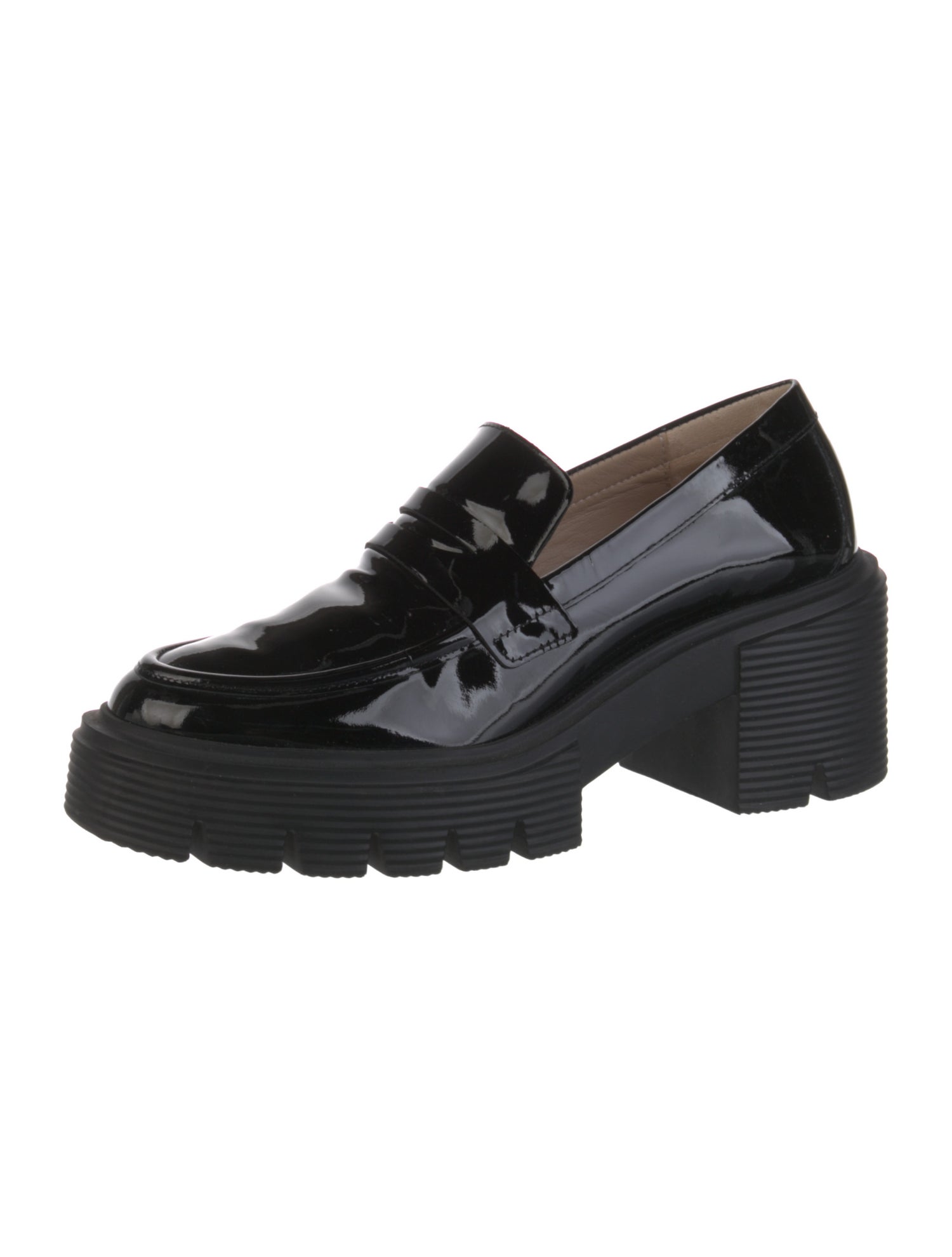 Stuart Weitzman Patent Leather Loafers