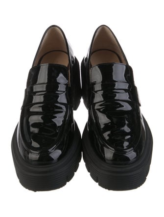 Stuart Weitzman Patent Leather Loafers
