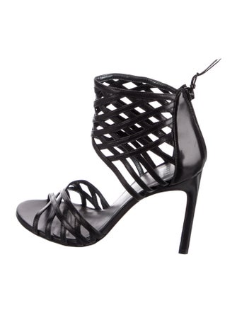 Stuart Weitzman Leather Gladiator Sandals