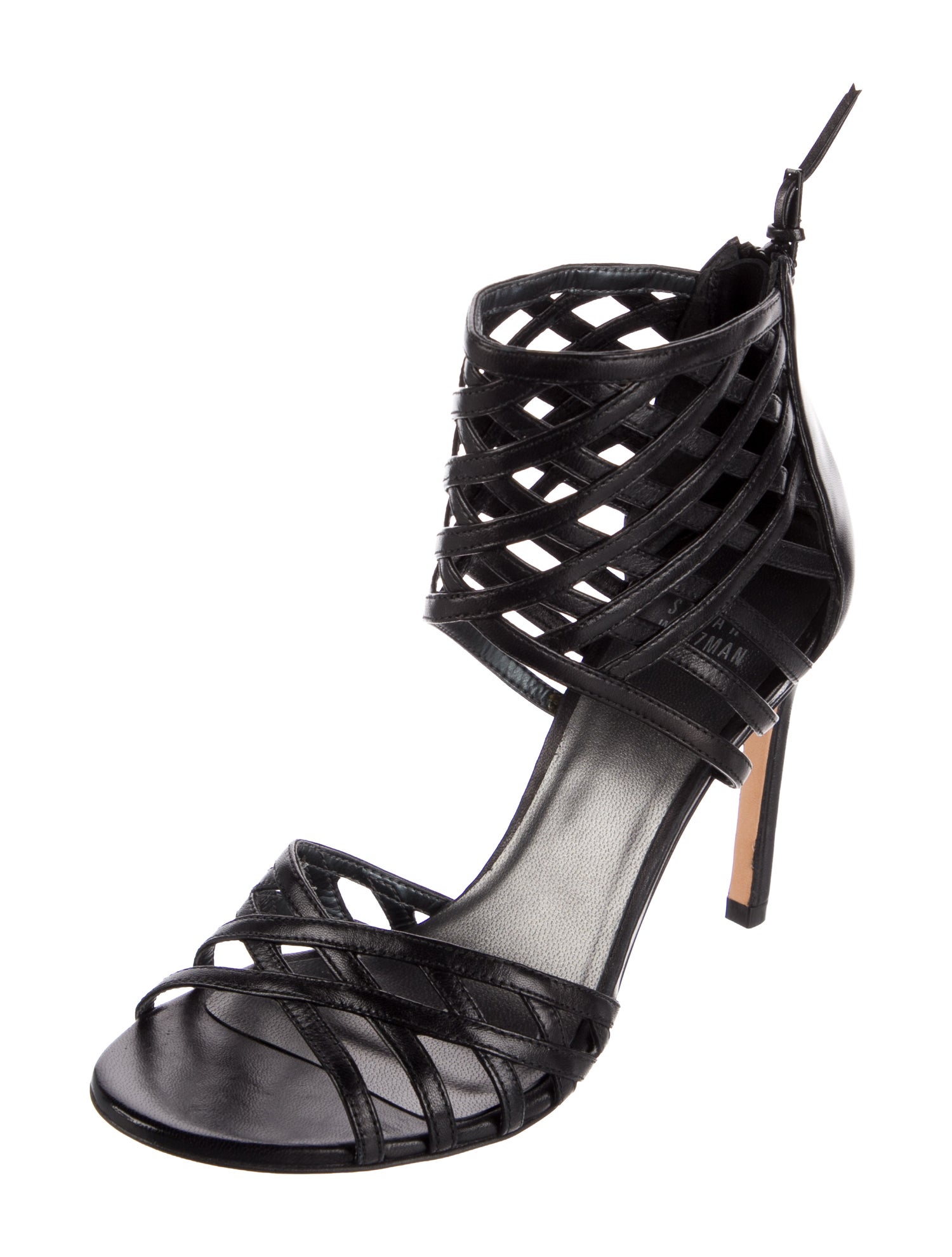 Stuart Weitzman Leather Gladiator Sandals