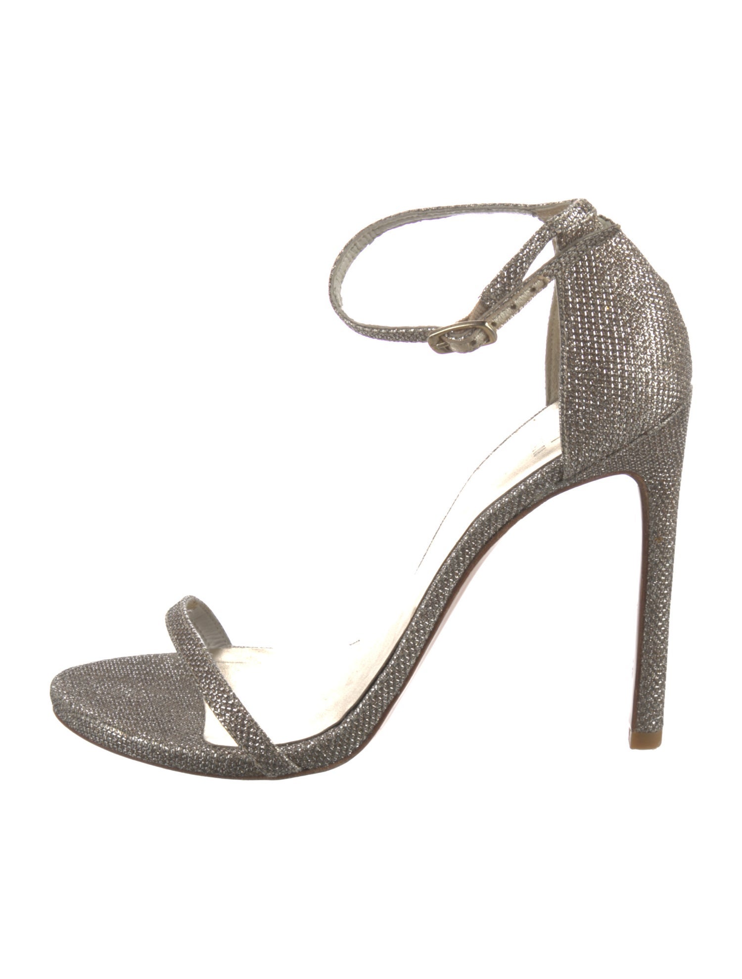 Stuart Weitzman Glitter Glitter Accents Sandals