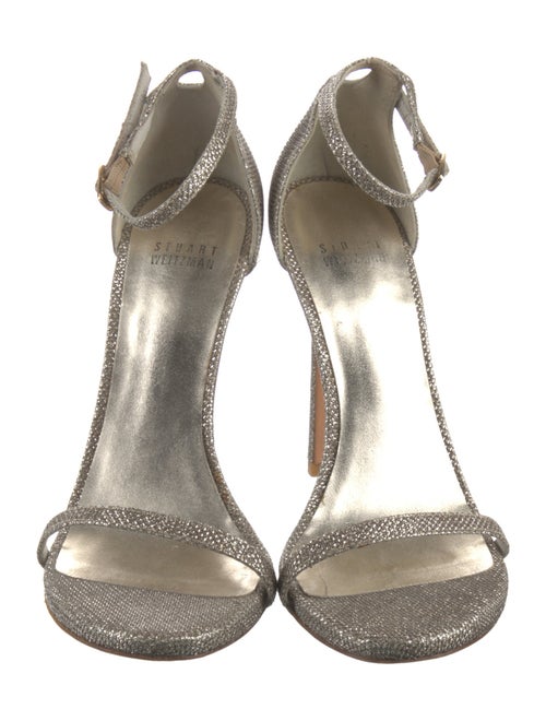 Stuart Weitzman Glitter Glitter Accents Sandals
